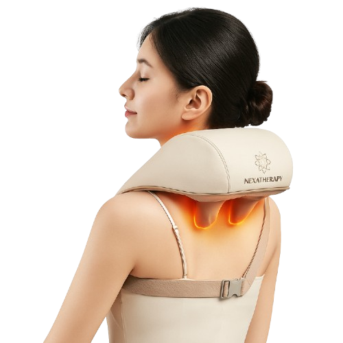 Shoulder and Neck Massager Professional Edition - with Realistic Humanoid Massage, Rechargeable to Relax Muscles, Home Masseur